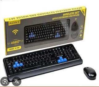Kit Teclado E Mouse Sem Fio WiFi Aoas M900 (