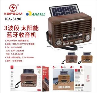 Rádio FM AM Bluetooth KA3190