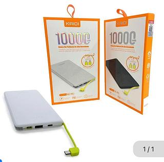 Carregador portátil 10.000MAH KD-951 original Com 60pcs