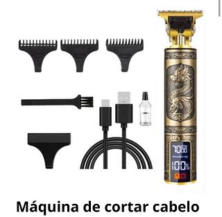 Máquina de corta cabelo com digital plástico