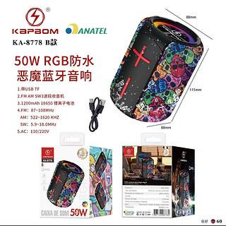Caixa de som BT IPX6 A Prova D'água KA-8778