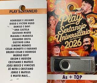 pendrive gravado original 500-600 músicas 11