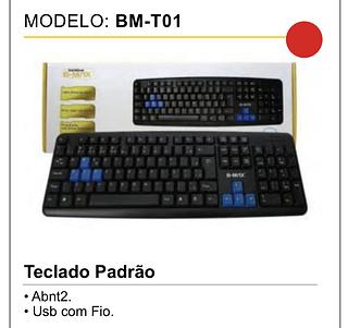 Teclado Padrão BM-T01