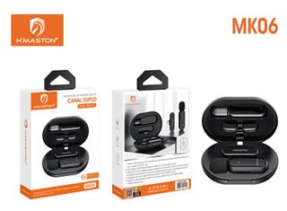 Microfone lapela sem fio para tipo c MK06