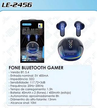 Fone Bluetooth gamer LE-2456