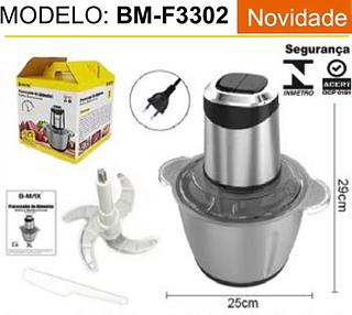 Processador de Alimentos Eletrico Multifuncional • 25*29cm •Capacidade:3L •Voltagem:110V • Potencia :400W BMF3302