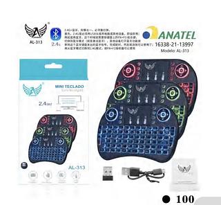 Mini teclado com Bluetooth AL-313 BT Caixa fechado com 100pcs