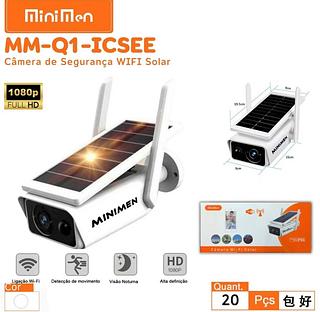 Câmera de segurança wifi solar prova água MM-QI-ICSEE