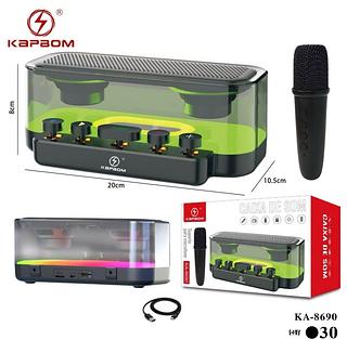 Caixa de som Bluetooth RGB KA8690