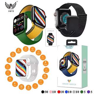 Relógio smartwatch a prova d'água com 2 pulseiras HW18