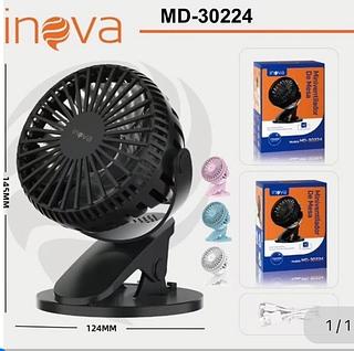 Mini ventilador de clipe de carro recarregável USB ventilador de mão ventilador de mesa ventilador pequeno MDS30224 com 60pcs