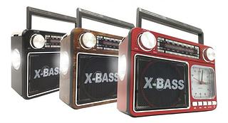 Caixa de som AM/FM Bluetooth cartão memória