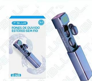 Fone sem fio com borrachinha LE2433 Caixa fechado com 100pcs