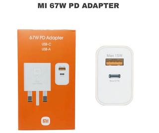 Fonte XIAOMI 67W Power Adapter with USB Type-C Cable Type-C