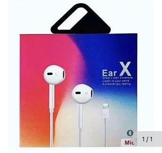 Fone de iphone7 8 XR com fio com Bluetooth X7 Caixa fechado com 200pcs