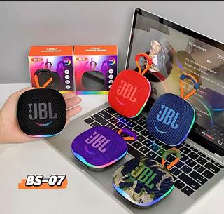 Caixa de som Bluetooth com rgb JBL BS-07