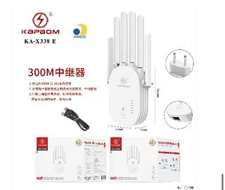 Repetidor de wifi 300 Mbps 6 antenas KAX338E