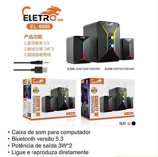 Caixa de som para computador EL-6008