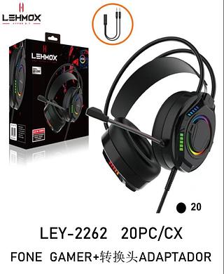 Fone gamer com microfone com RGB LEY2262