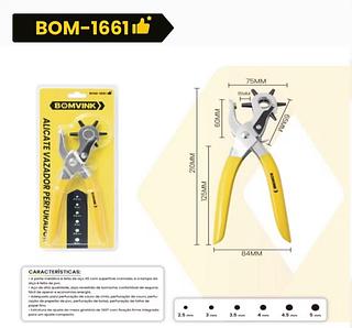 ALICATE VAZADOR PERFURADOR BOM1661