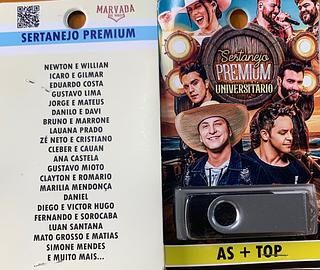 pendrive gravado original 500-600 músicas 30