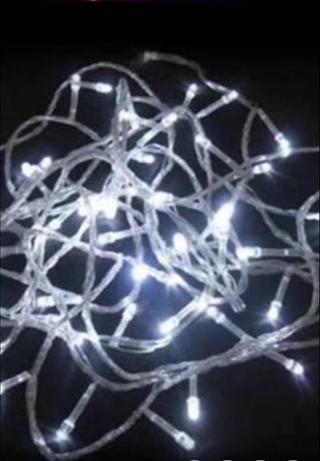Jogo de luz pisca pisca natal 100Led em 1 l /cor branco 10m 110v