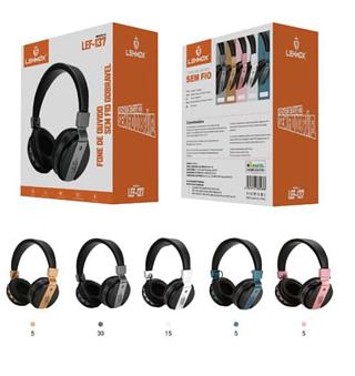 Fone de ouvido dobrável sem fio LEF-137