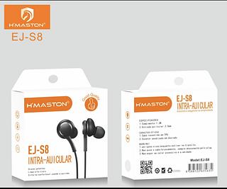 Fone com fio com microfone EJ-S8