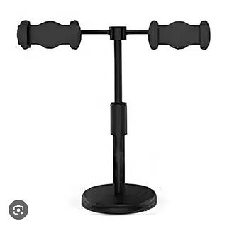 Kit 2 Suporte Tripé para Mesa Celular Articulado 360°