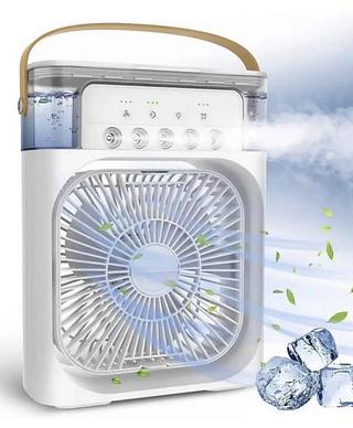 Mini ventilador umidificador de ar portátil