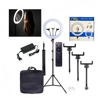 Ring light 18polegadas com tripe 2.1M com 3 suporte L09
